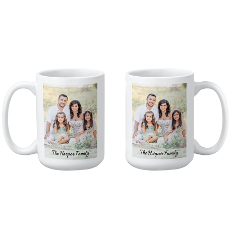 Picture-Perfect Photo Mug with Message-15oz
