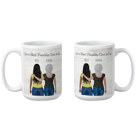 Forever Friends Mug-15oz- 2 Girls