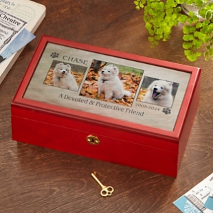 Pet Memorial Photo Keepsake Box