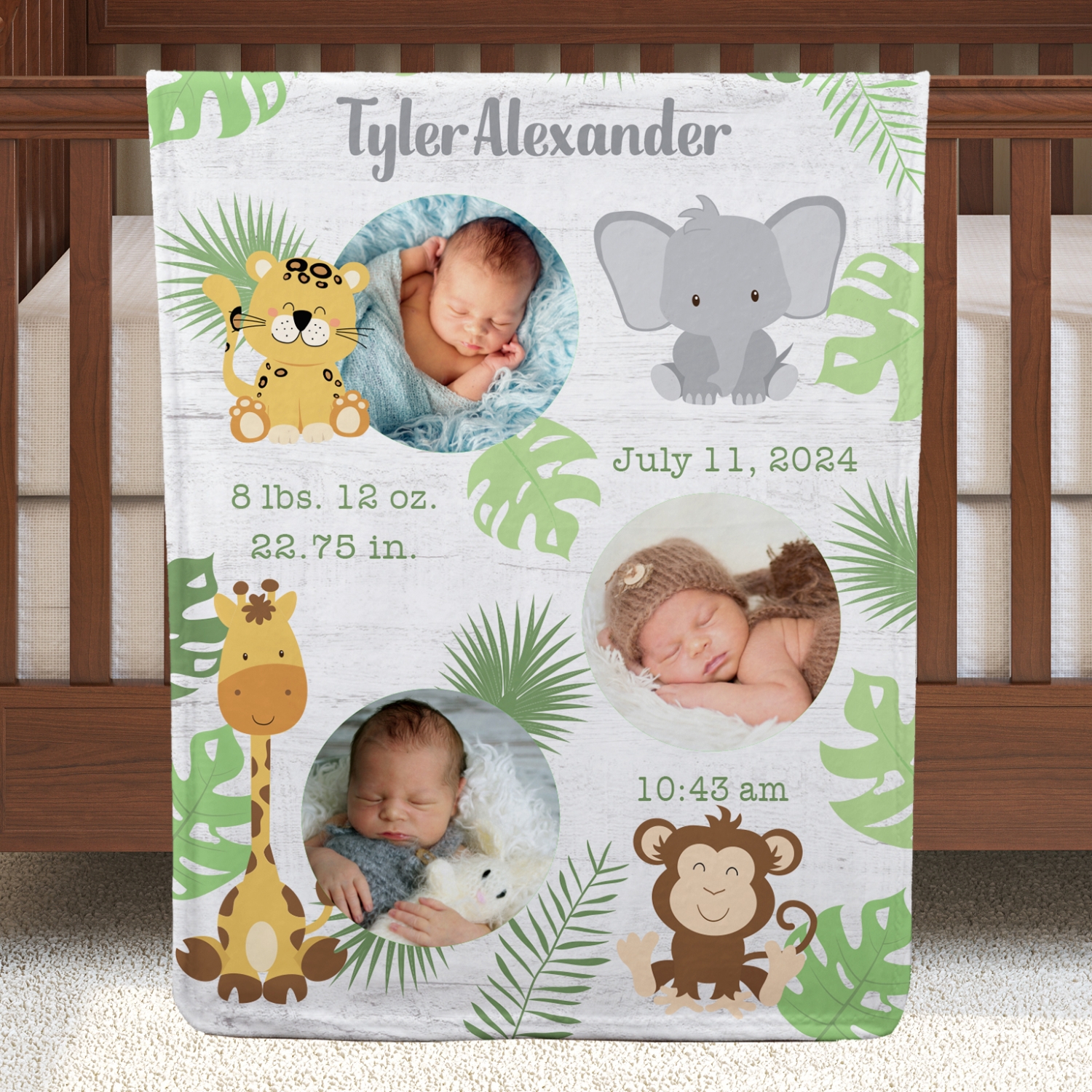 Special Day Photo Baby Blanket Personal Creations