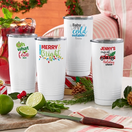 Colorful Christmas Insulated Tumbler