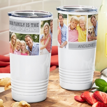 Memories Shared Insulated Photo Tumbler