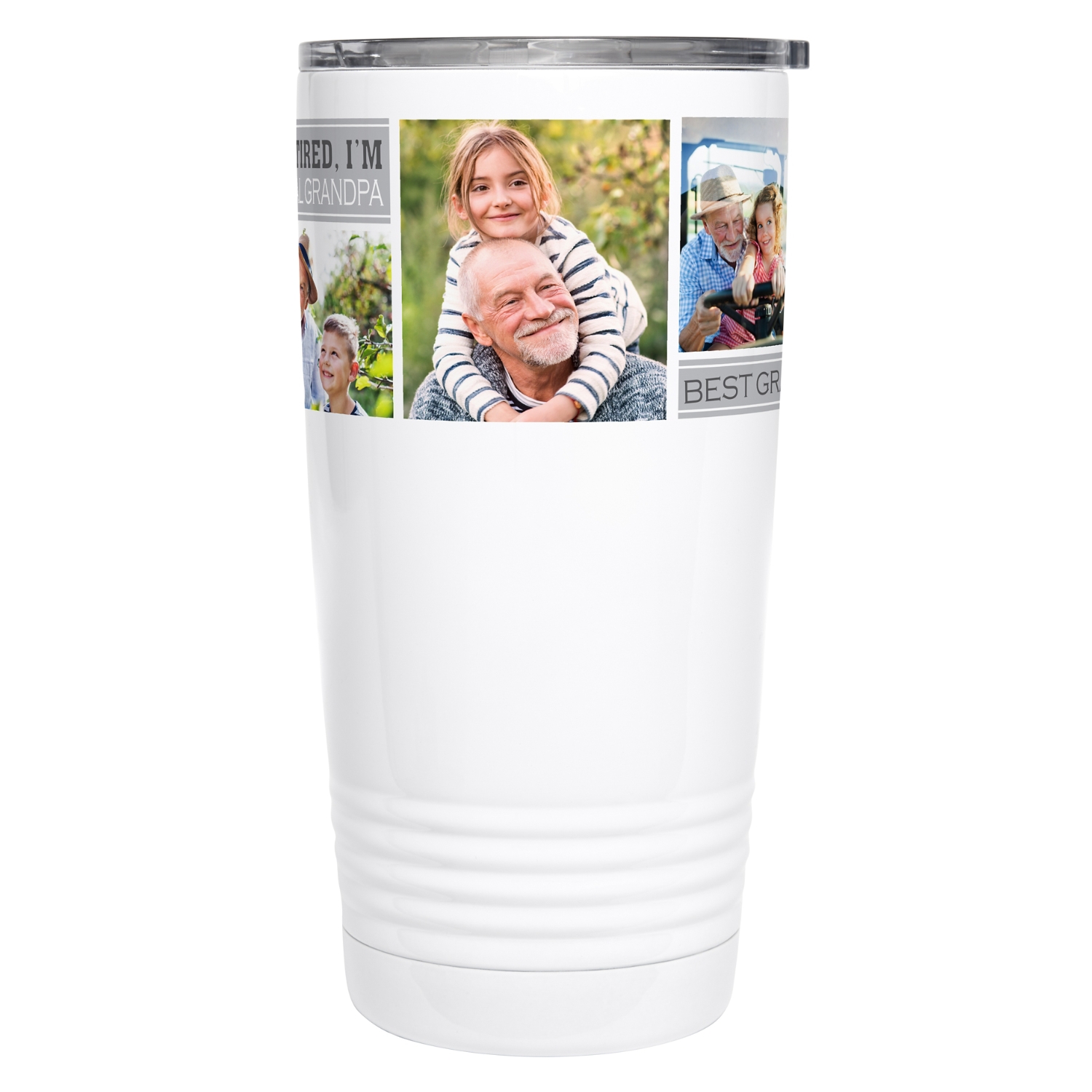 Custom Photo Stainless Steel Tumbler Set