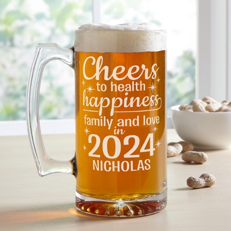 Cheers to a New Year Beer Mug