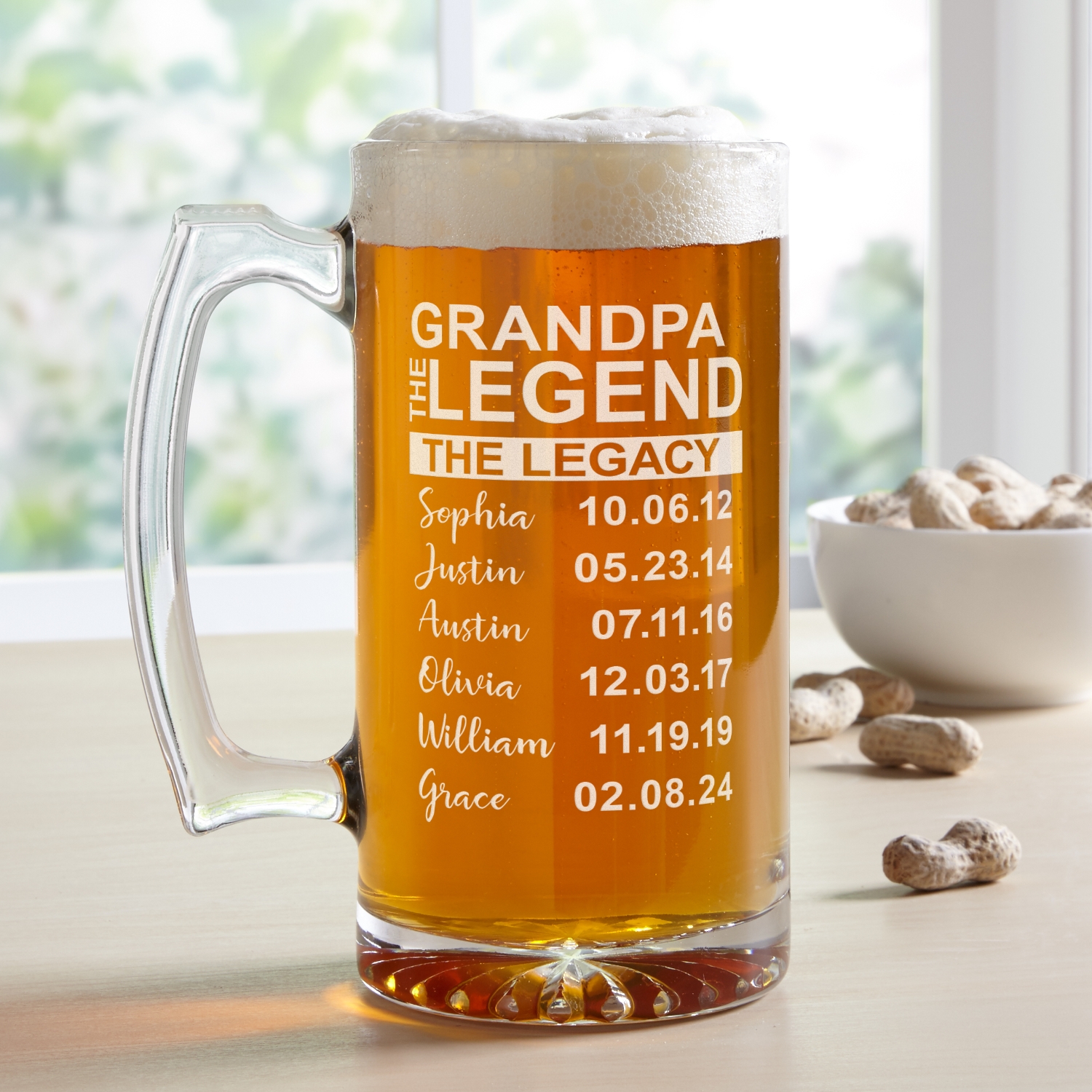 Family Legend Oversize Beer Mug