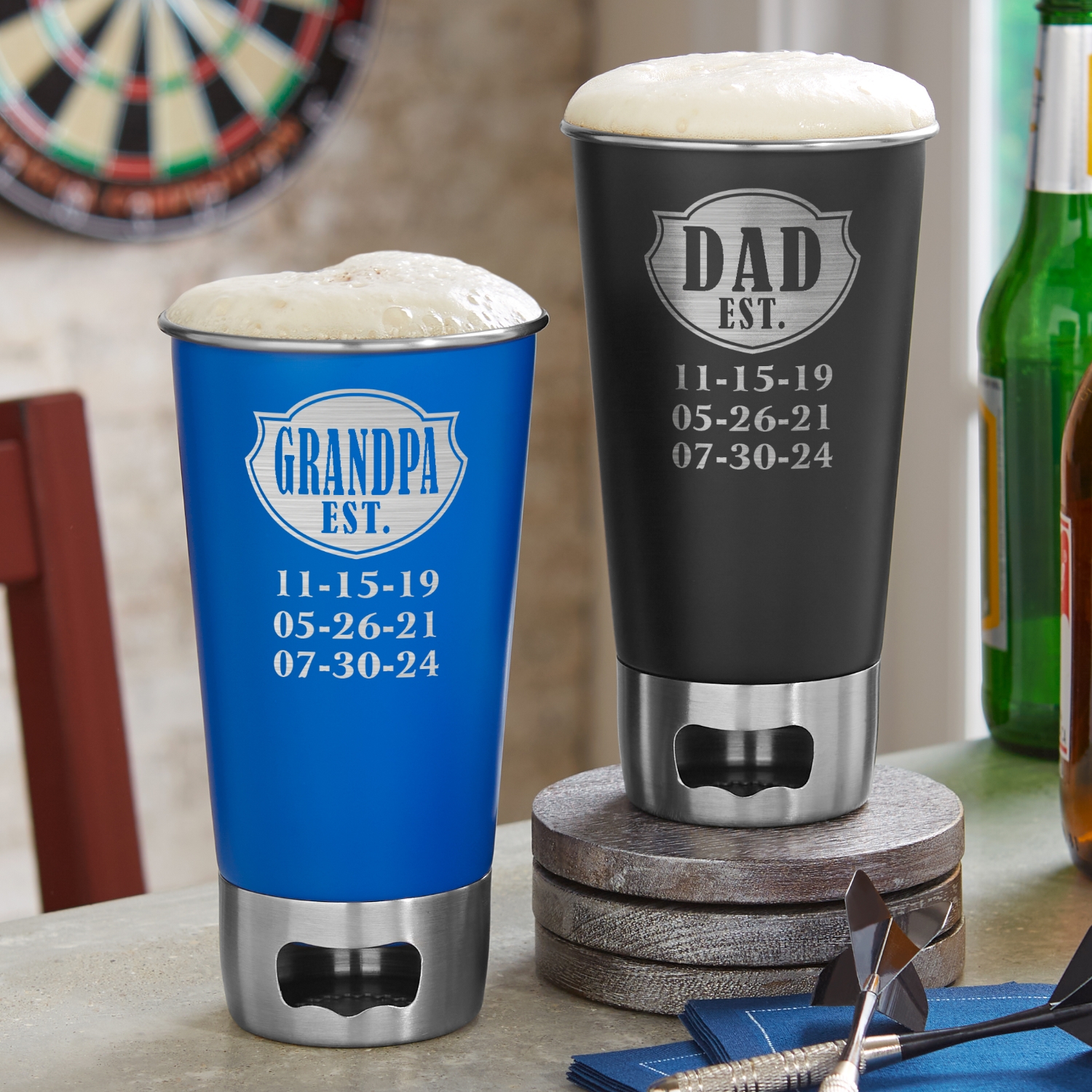 Established Beer Bottle Opening Tumbler