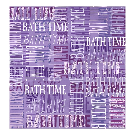 Signature Style Shower Curtain  - Purple