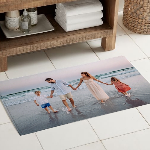 Picture-Perfect Photo Bath Mat