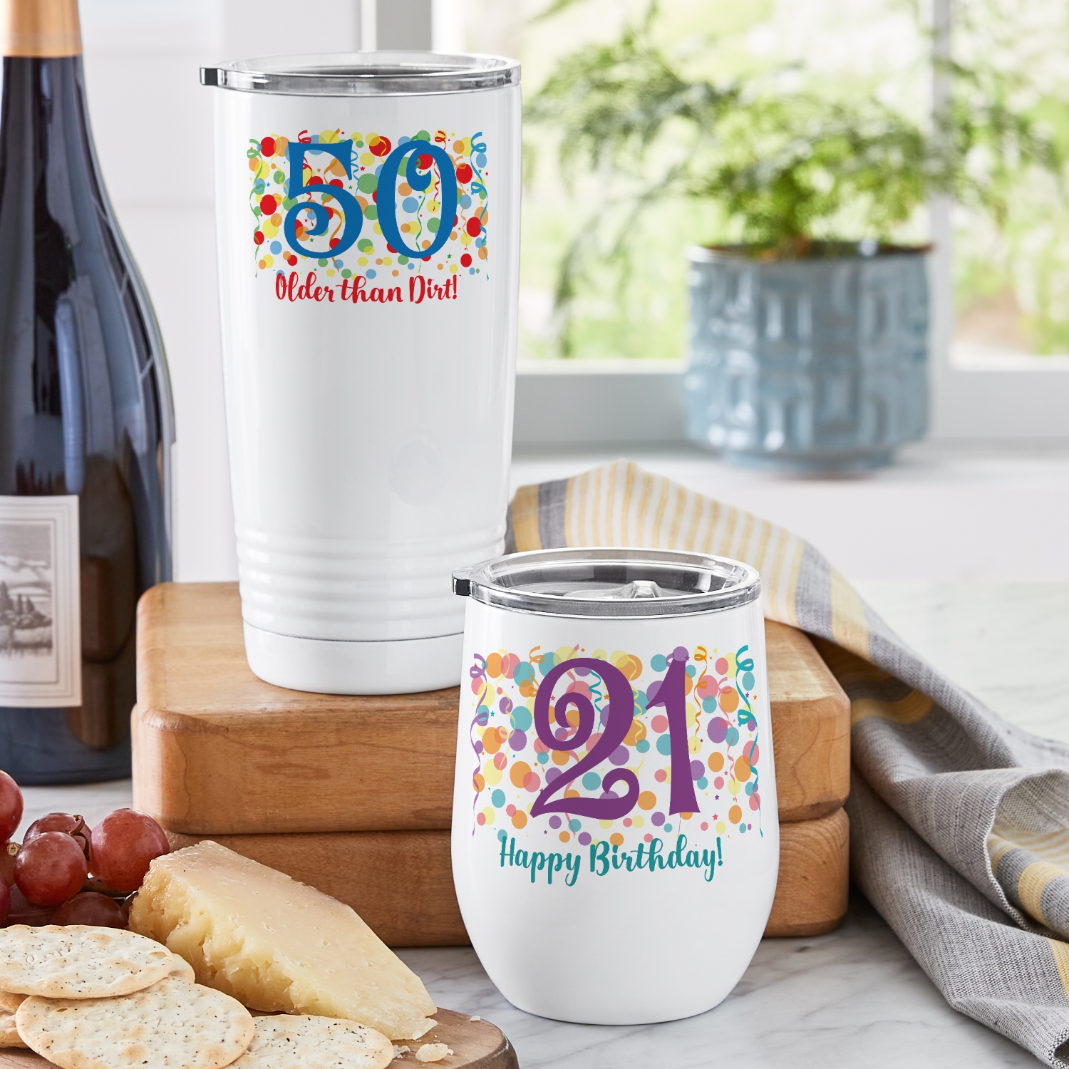 Colorful Birthday Insulated Tumbler