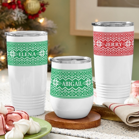 Scandinavian Pattern Insulated Drinkware