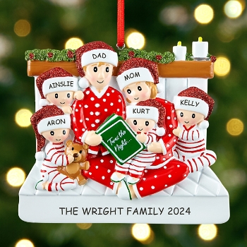 Story Time Family Ornament