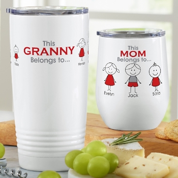 Family Connection Personalized Insulated Tumbler