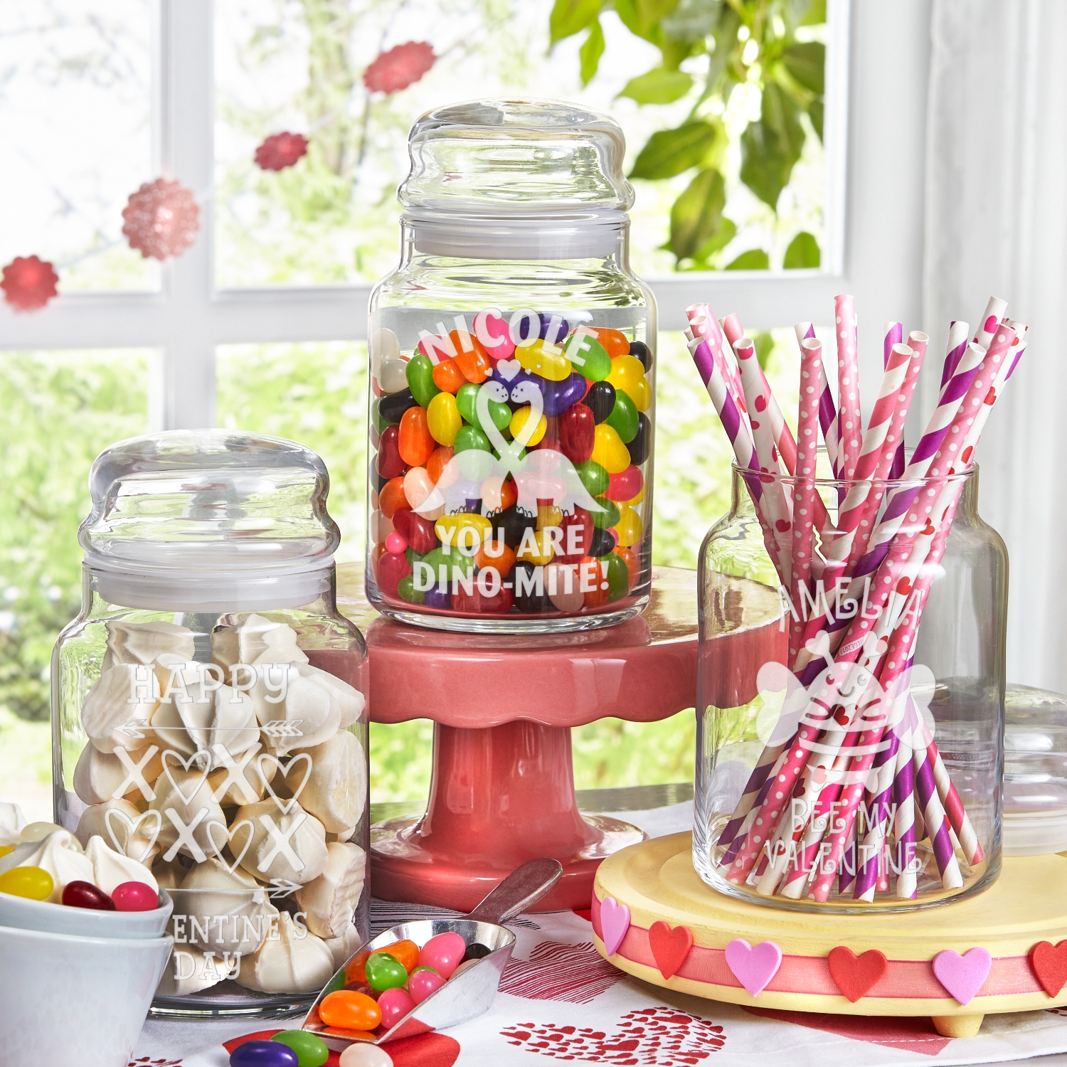 Sweet Treats Glass Candy Jar