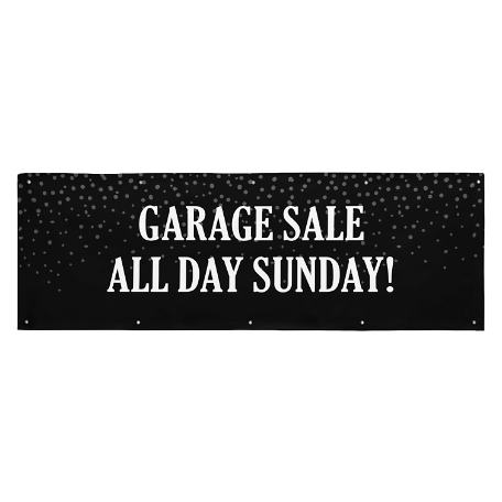 Create Your Own Banner - Black - 10 ft