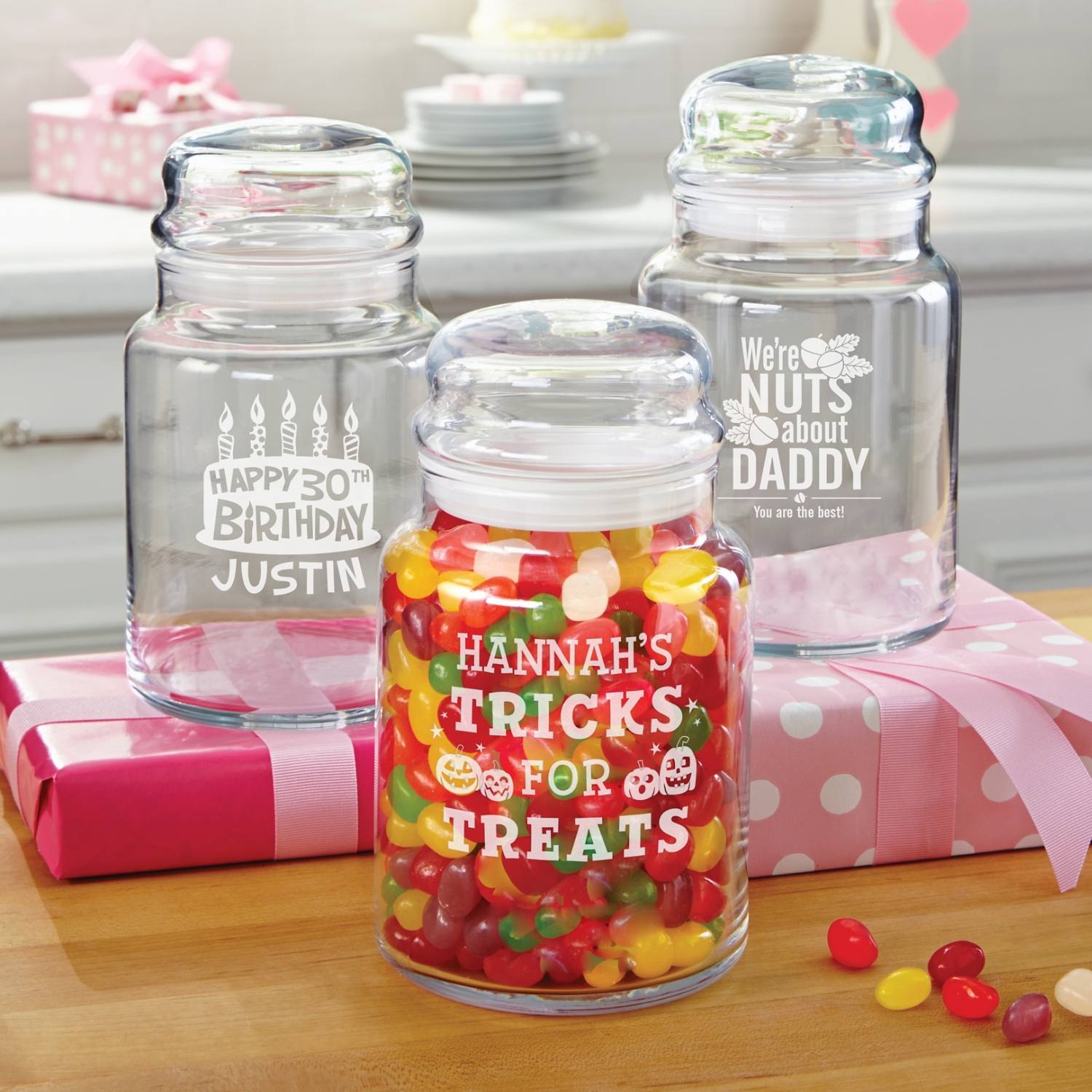 Glass Treat Jar Collection