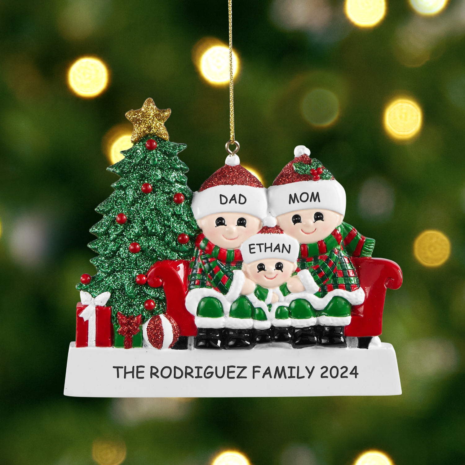 Comfy Cozy Family Ornament