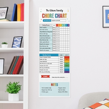 Family Chore Chart Dry Erase Marker Board