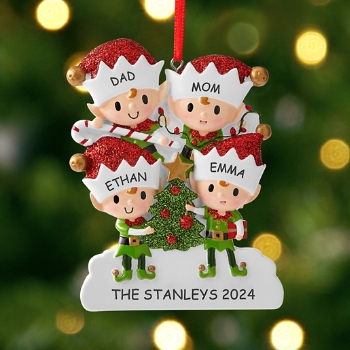 Magical Elf Family Ornament