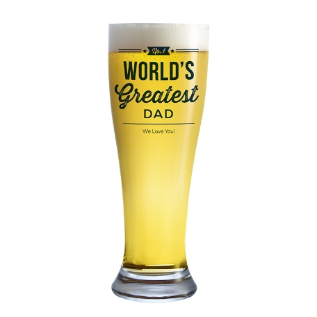 #1 Photo Message Glassware - Pilsner