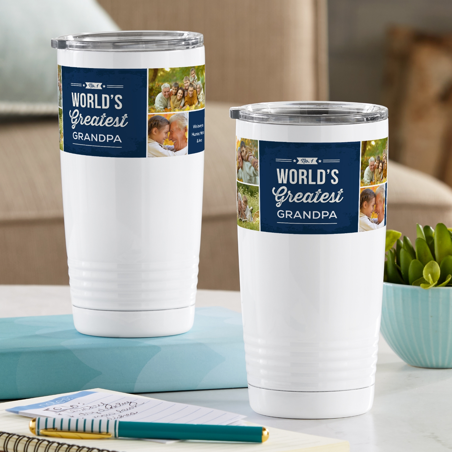 #1 Photo Message Insulated Tumbler