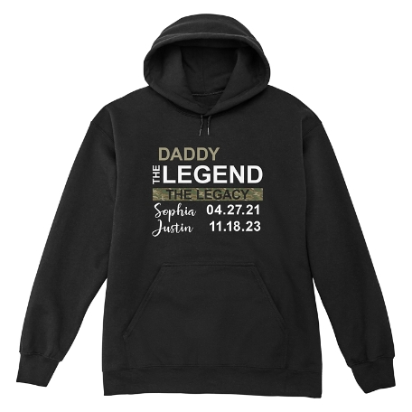 Family Legend Sweatshirt - Hooded - Black - M