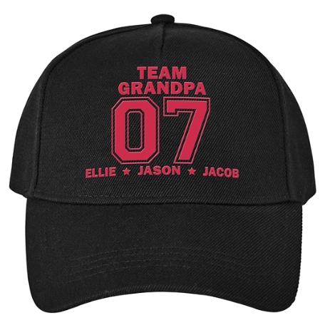 His Team Cap - Black