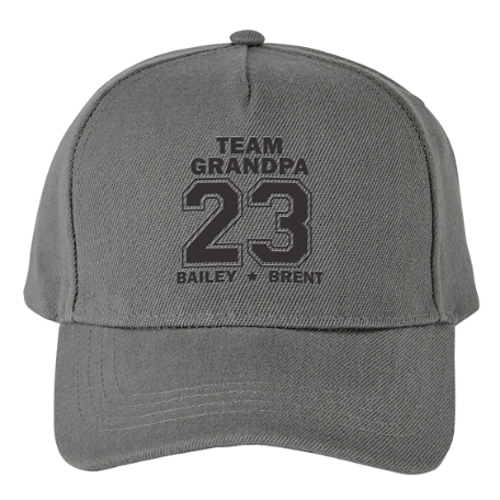 His Team Cap - Gray