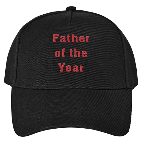 You Name It! Cap - Any Message - Black - Font 1