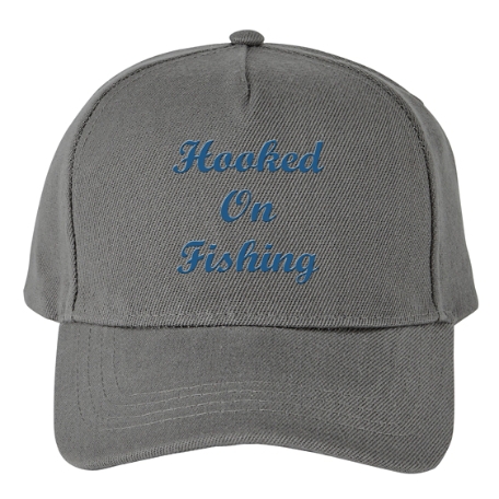 You Name It! Cap - Any Message - Gray -  Font 4