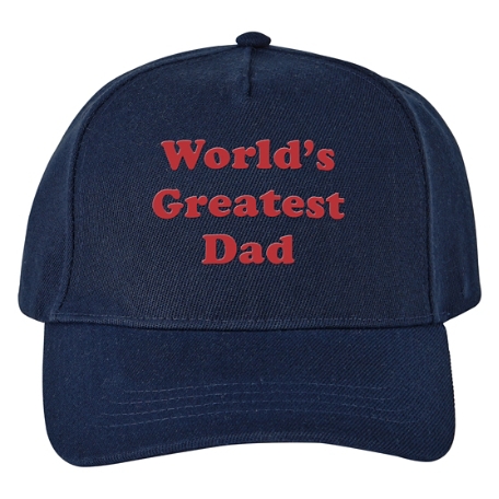 You Name It! Cap - Any Message - Navy -  Font 2