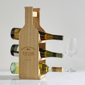 Premium Wines Wood Wine Bottle Display