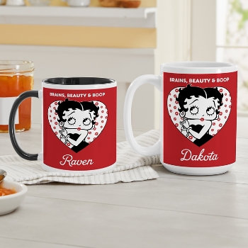 Betty Boop™ Brains, Beauty & Boop Mug