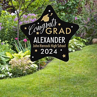 Stand Out Star Yard Sign