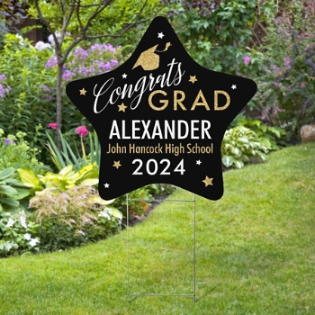 Stand Out Star Yard Sign