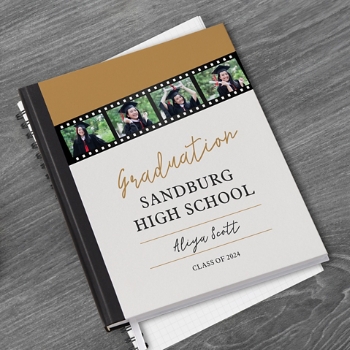 Graduation Memory Photo Reel Notebook