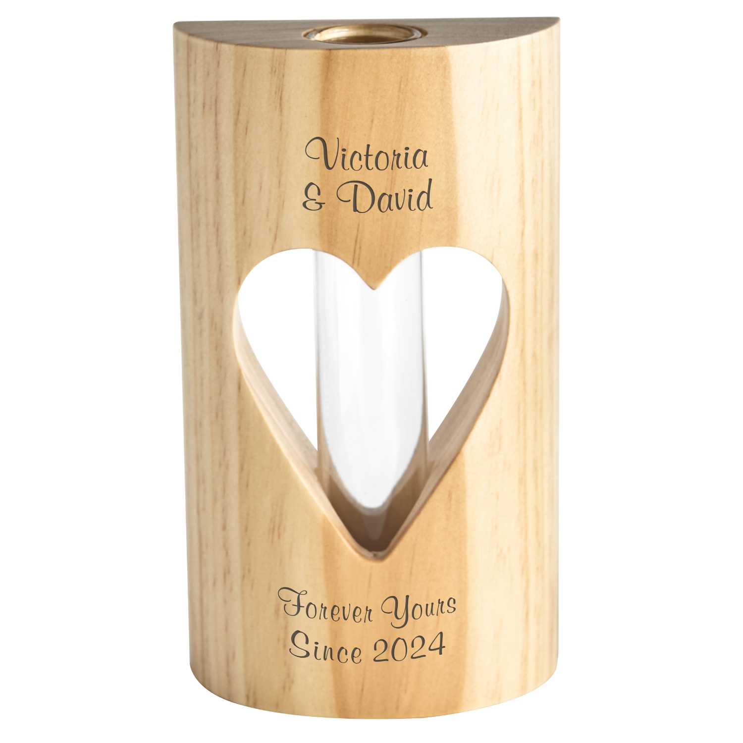 Carol Cassisa Heart Flower Bud Vase