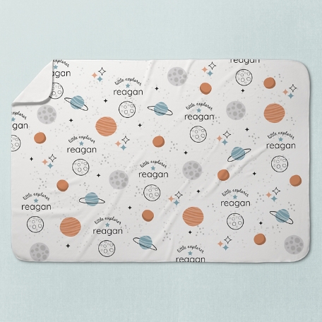 Little Explorers Baby Swaddle Blanket