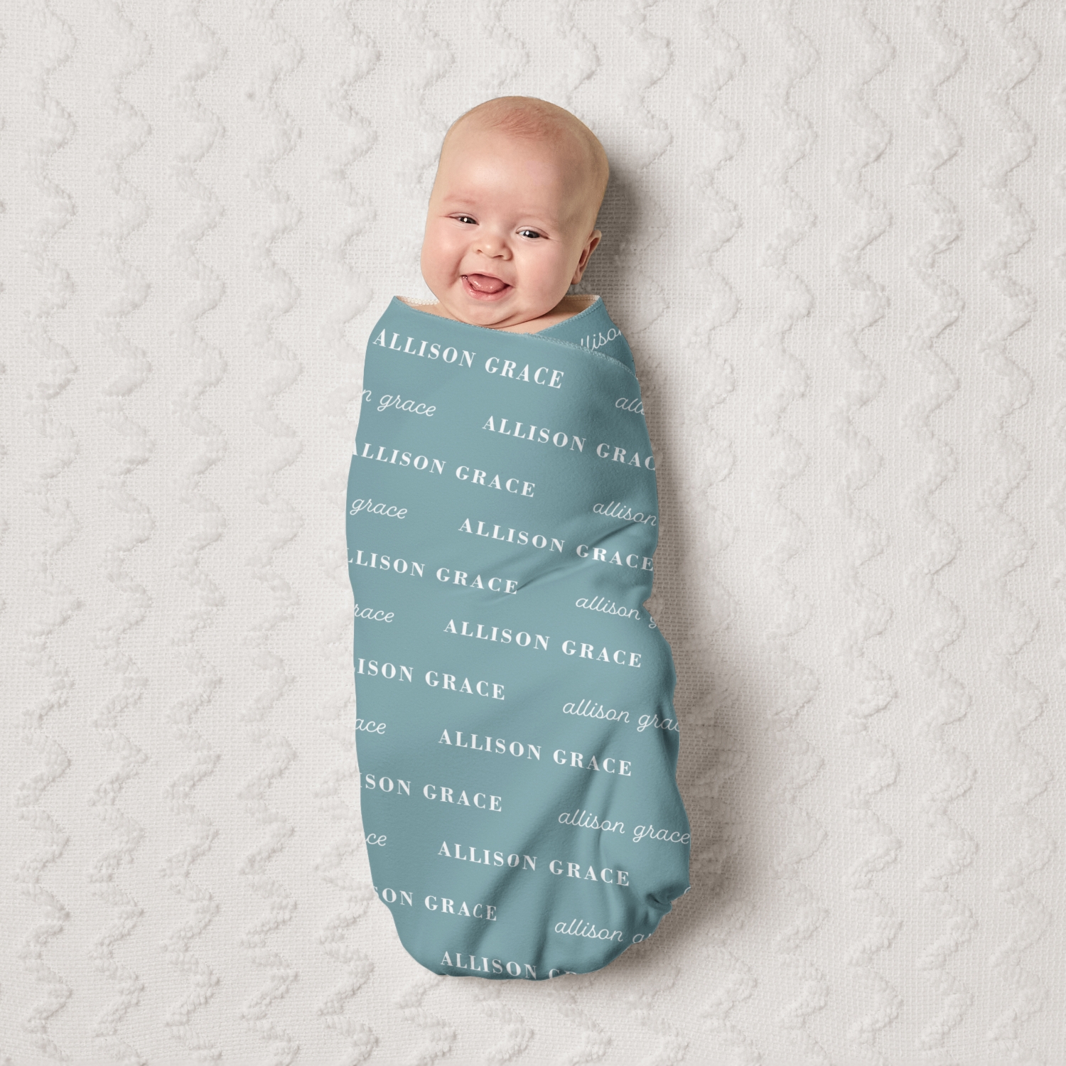 My Name Baby Swaddle Blanket