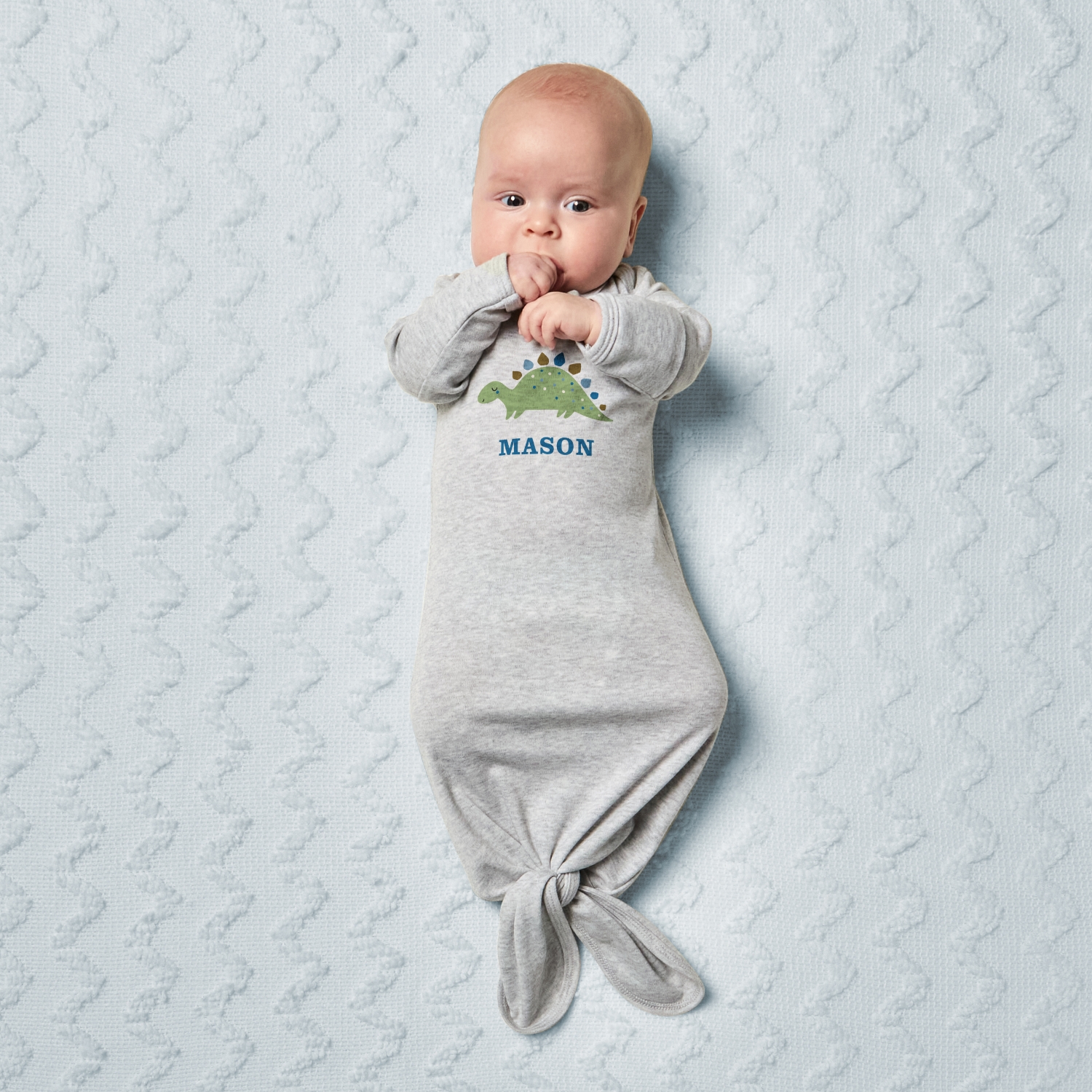 Good Night from Audubon Zoo Knotted Baby Gown main image 0