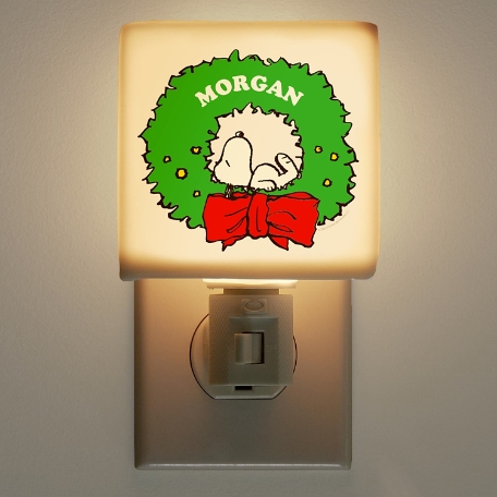 PEANUTS® Snoopy™ Holiday Wreath Nightlight