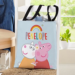 Peppa Pig Blue Rainbow Tote Bag