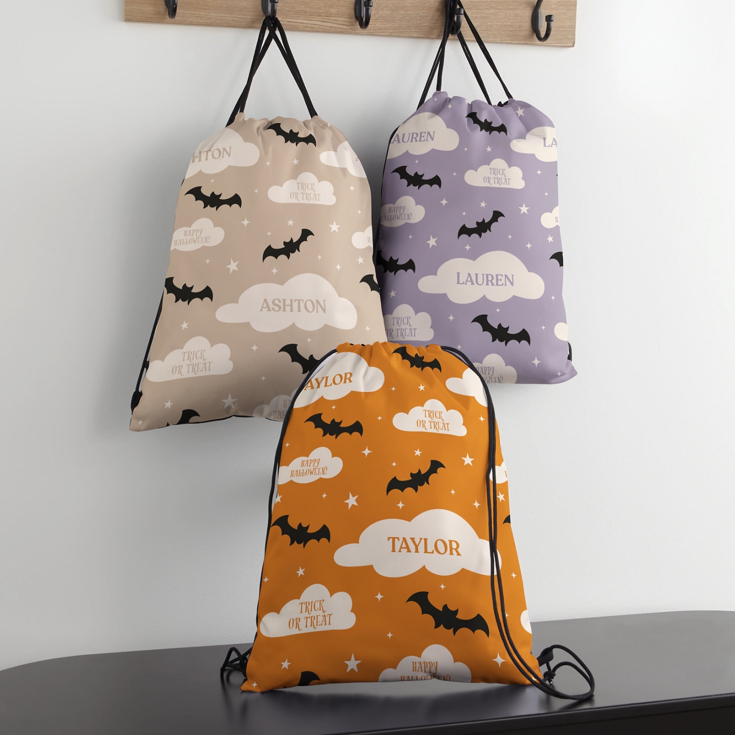 Bat Crazy Drawstring Bag