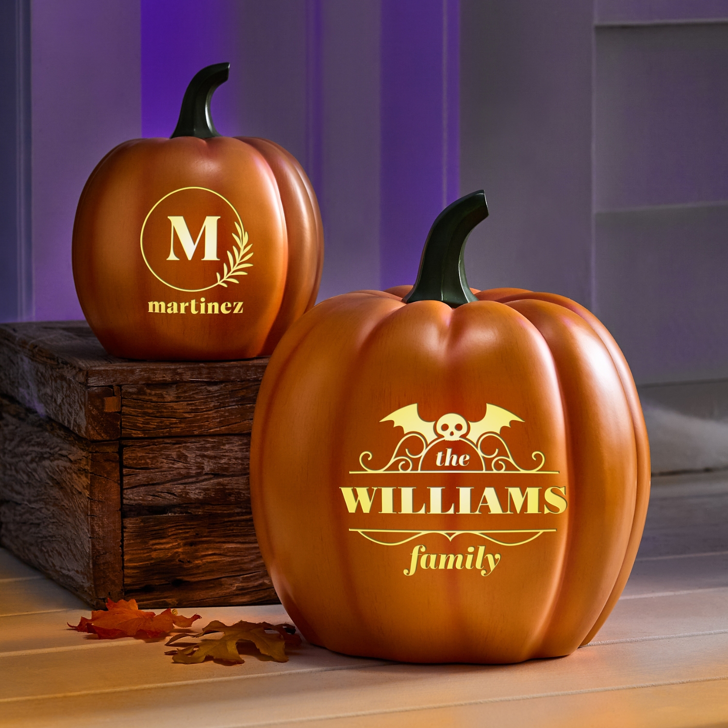 Light-Up Halloween Pumpkin Collection