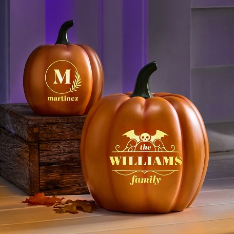 Light-Up Halloween Pumpkin Collection