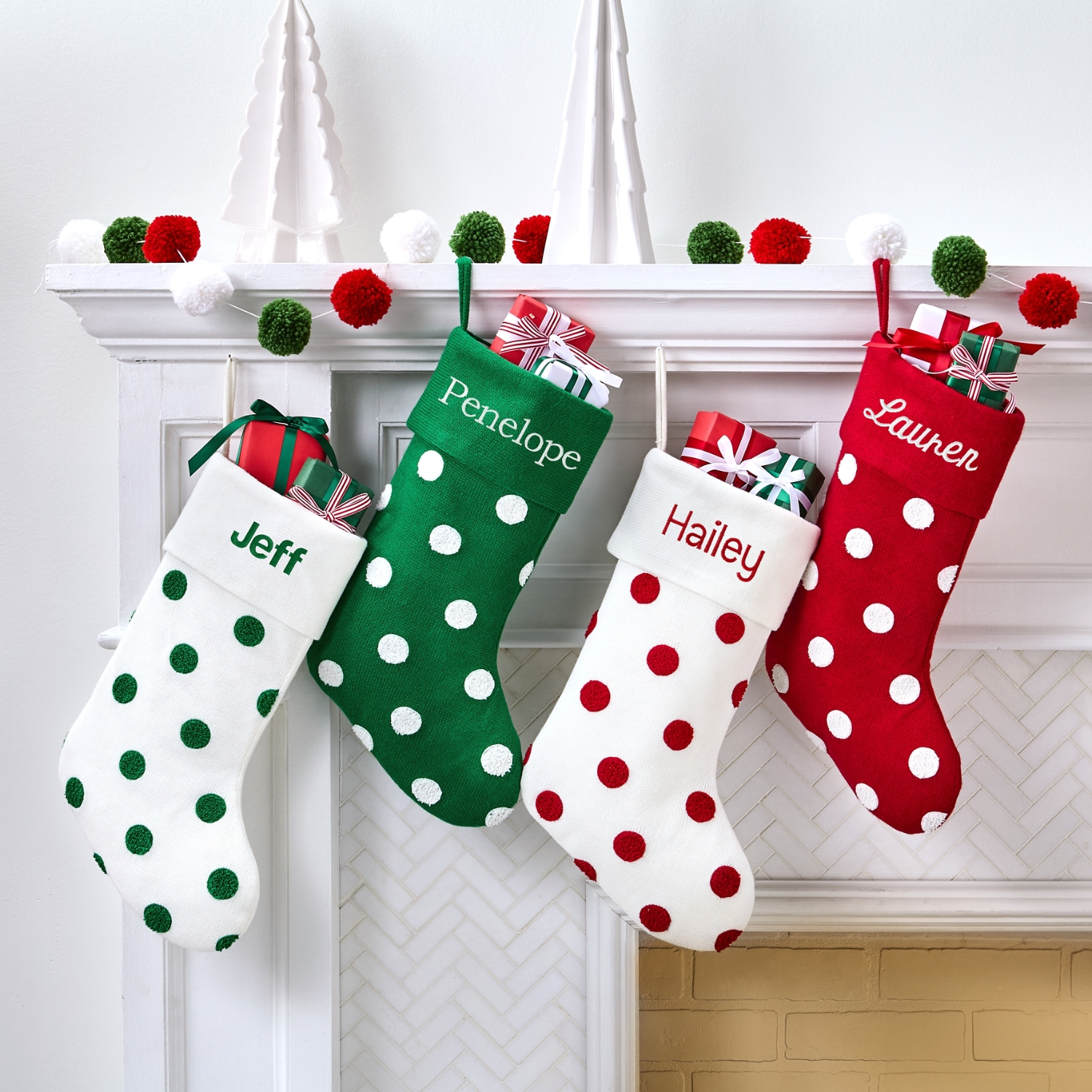 Playful Polka Dots Stocking