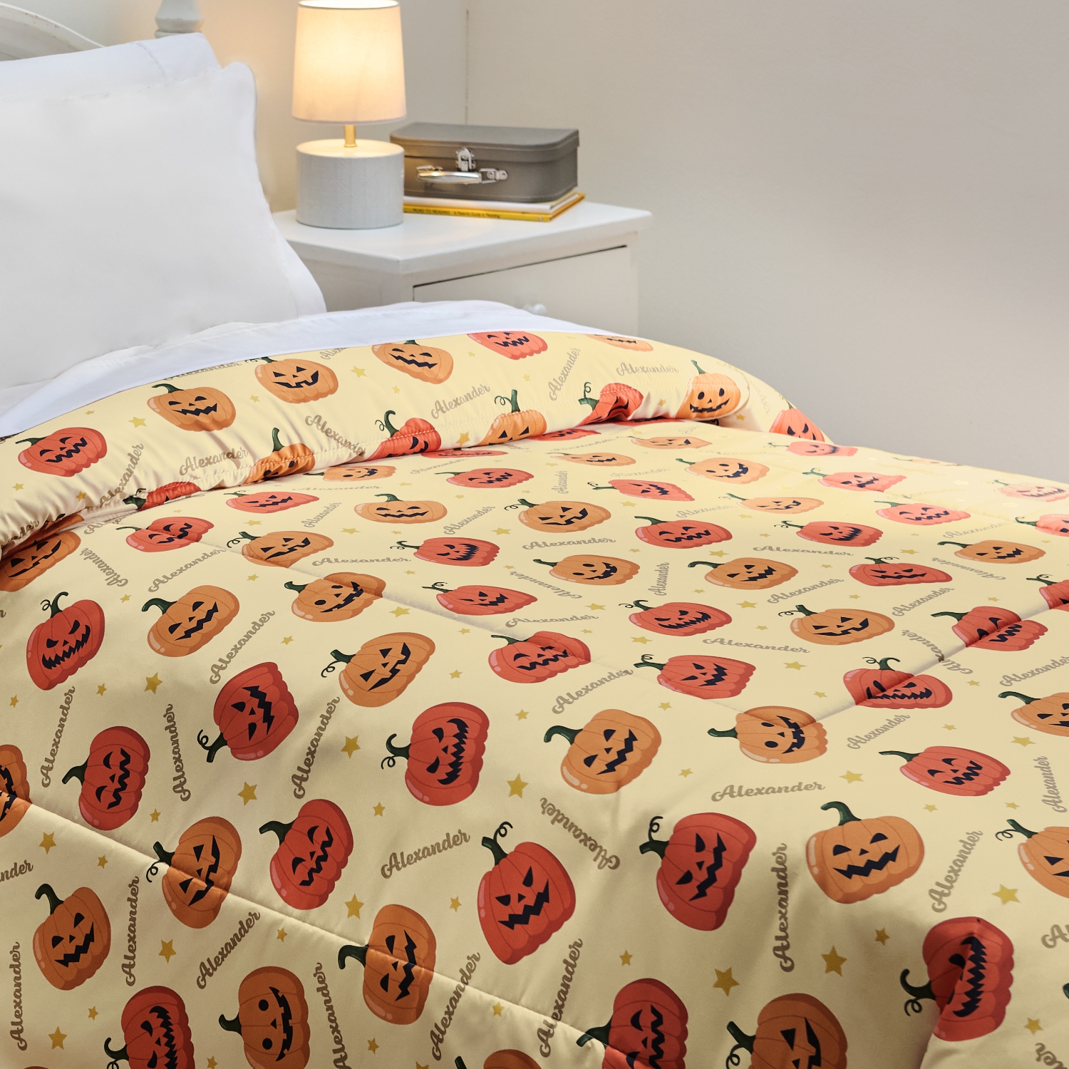 Pumpkin Faces Comforter