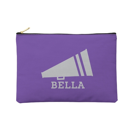 Sporty Fun Zipper Pouch - Purple - Large