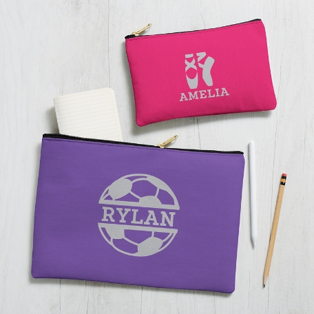Sporty Fun Zipper Pouch