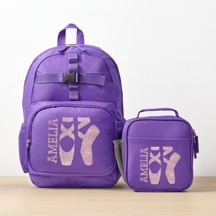 Sporty Sparkle Purple Backpack Collection