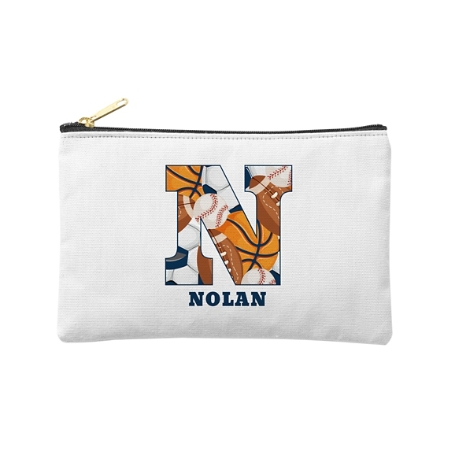 Their Own Name Zipper Pouch - Sports - Small
